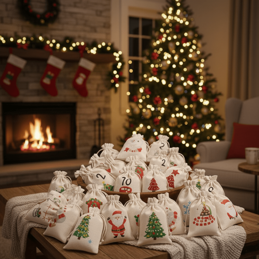 CANDIBAG – 24 bolsas de regalo para dulces sorpresas de Adviento