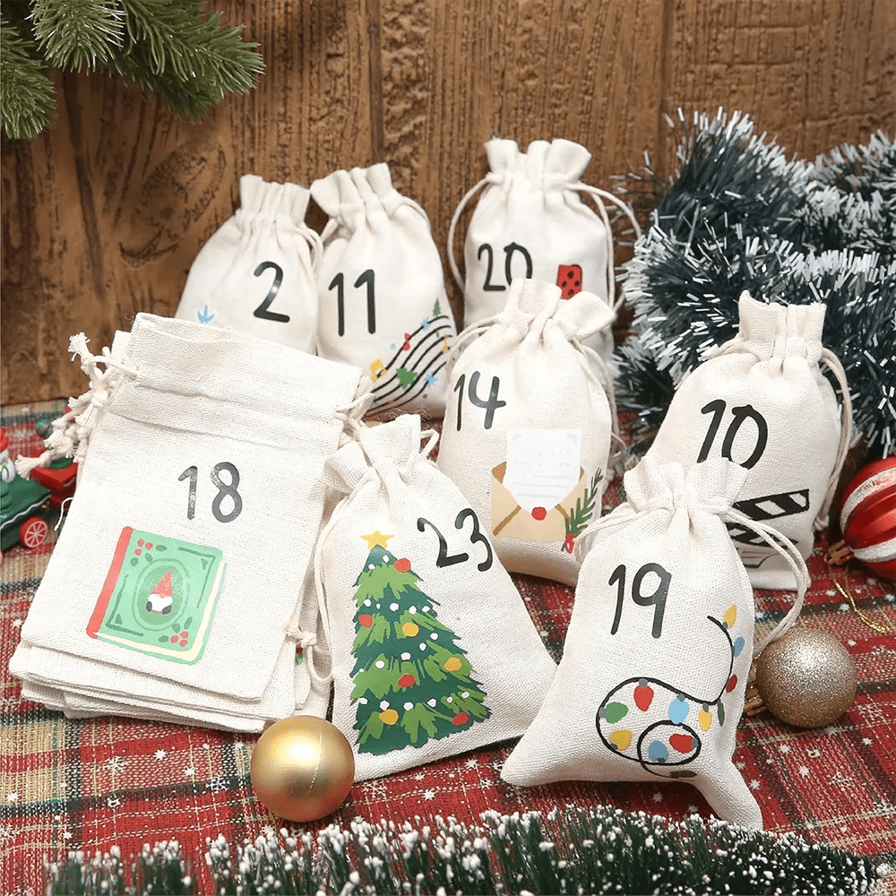 CANDIBAG – 24 bolsas de regalo para dulces sorpresas de Adviento