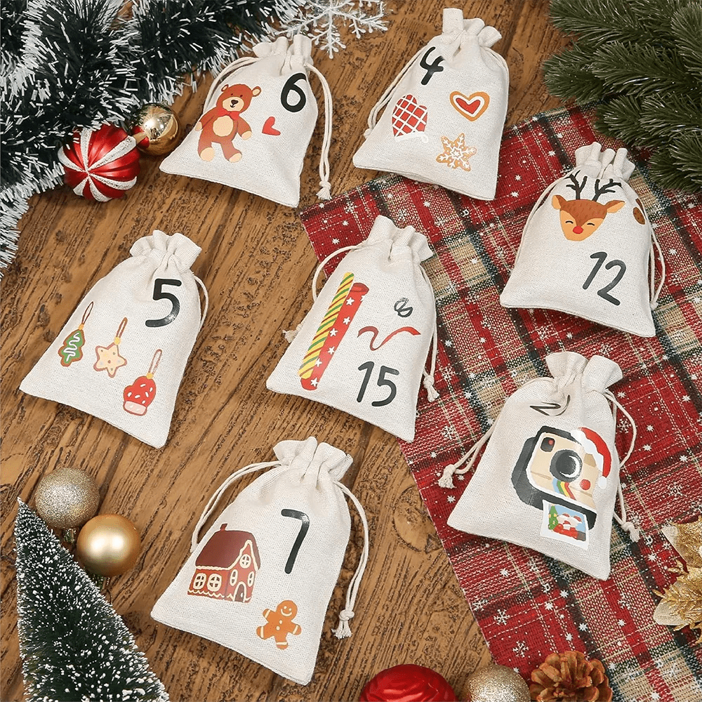 CANDIBAG – 24 bolsas de regalo para dulces sorpresas de Adviento