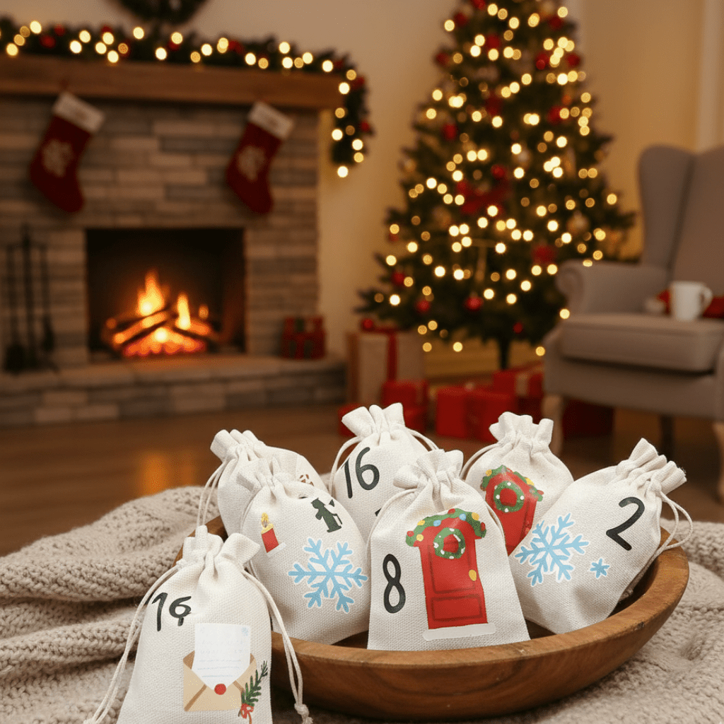 CANDIBAG – 24 bolsas de regalo para dulces sorpresas de Adviento