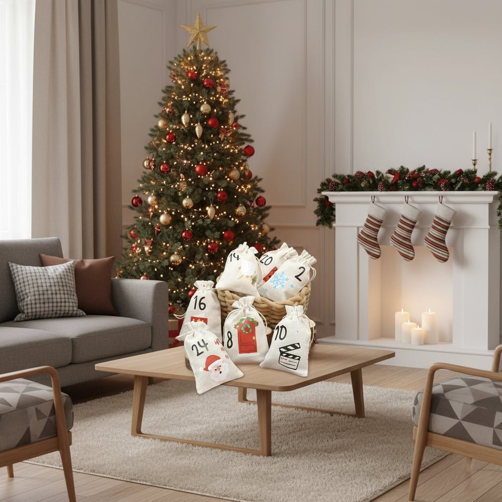 CANDIBAG – 24 bolsas de regalo para dulces sorpresas de Adviento