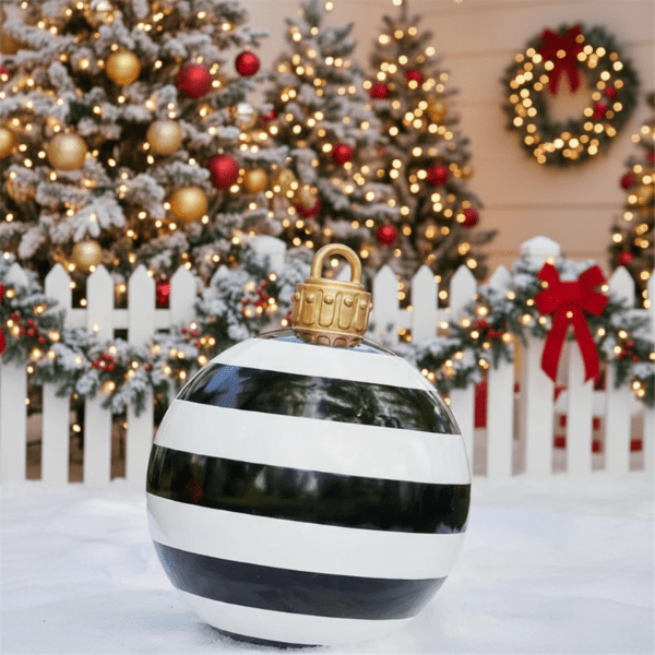 NORTHORB – Grandes esferas navideñas resistentes a la intemperie para interior y exterior