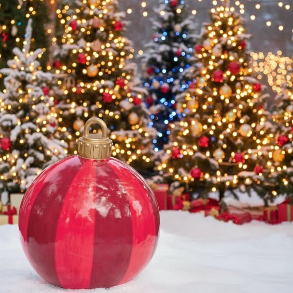 NORTHORB – Grandes esferas navideñas resistentes a la intemperie para interior y exterior