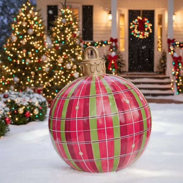 NORTHORB – Grandes esferas navideñas resistentes a la intemperie para interior y exterior