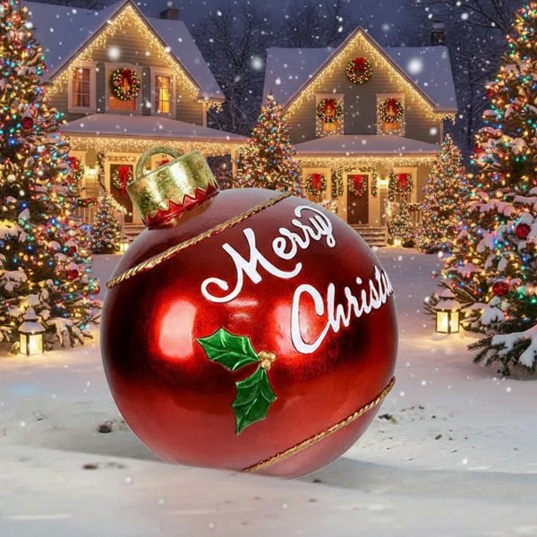NORTHORB – Grandes esferas navideñas resistentes a la intemperie para interior y exterior