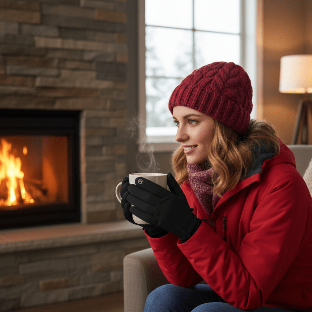 SNOWPROTECT – Gants chauffants isolés pour neige, pluie et vent avec fonction tactile