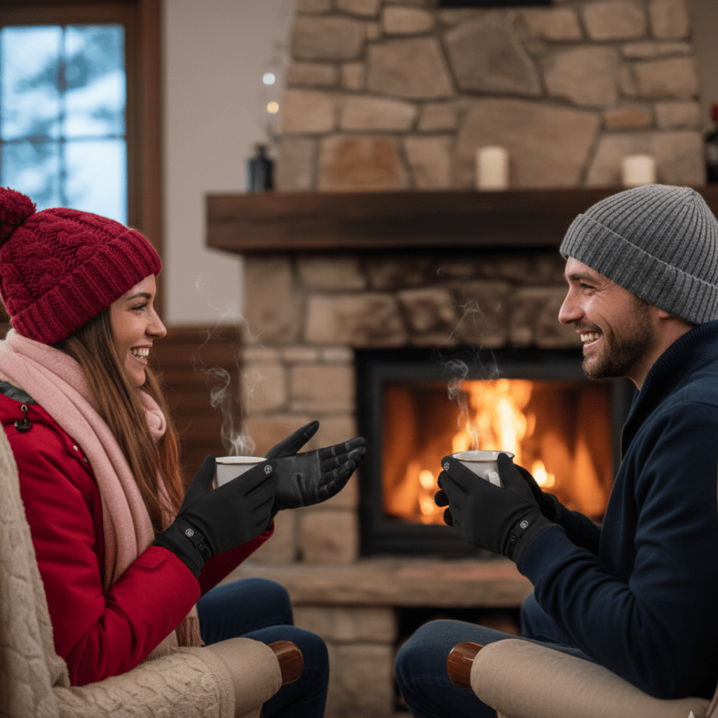 SNOWPROTECT – Gants chauffants isolés pour neige, pluie et vent avec fonction tactile