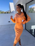 ChicEase™ - Conjunto Casual de Camiseta y Vestido