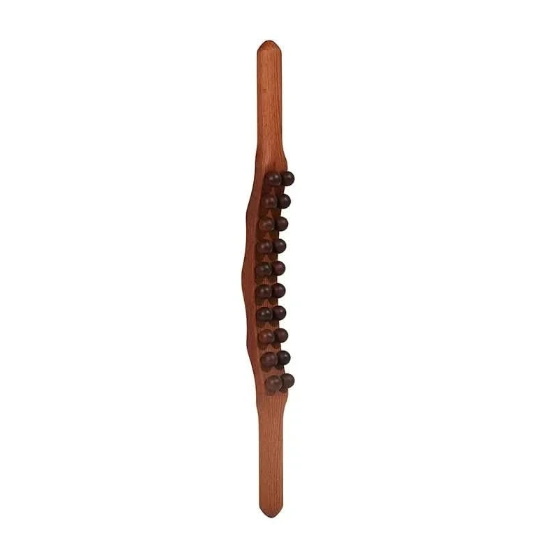 Herramienta Natural de Masaje Gua Sha de Madera Ergonómica y Portátil – Mejora de la Circulación y Relajación Muscular