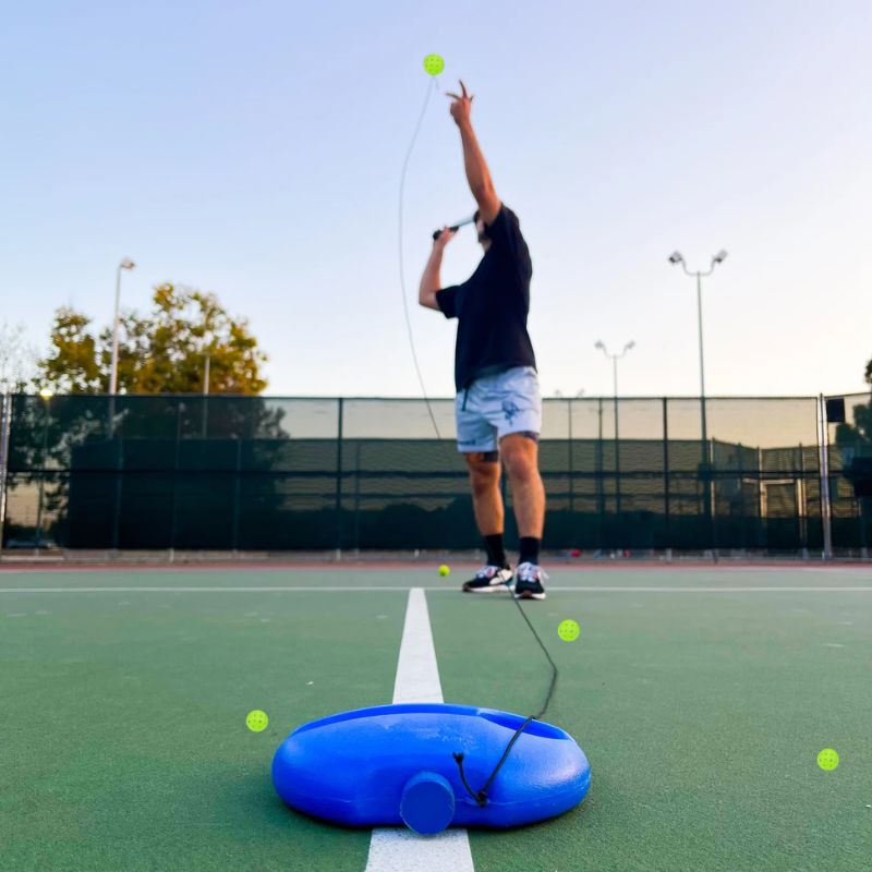 Entrenador de Pickleball Luminoso con Base Extra-Adherente