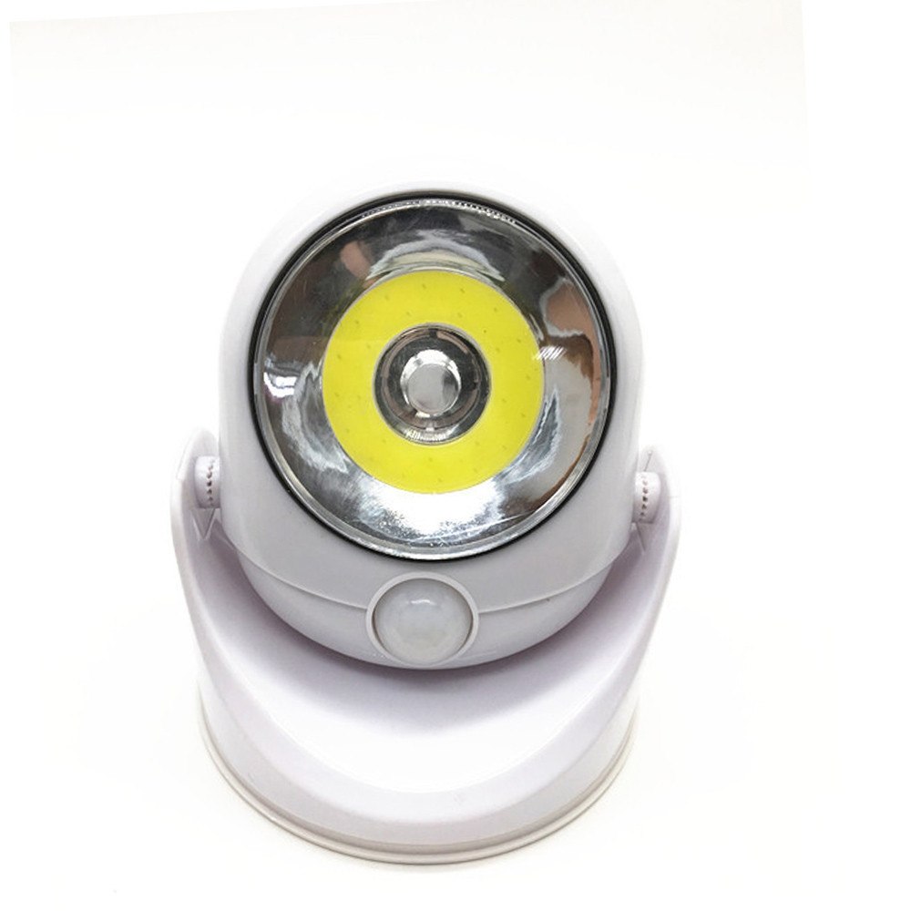 LUXWÄCHTER lámpara LED de seguridad | Con sensor de movimiento y temporizador | Inalámbrica y resistente a la intemperie | 450 lúmenes