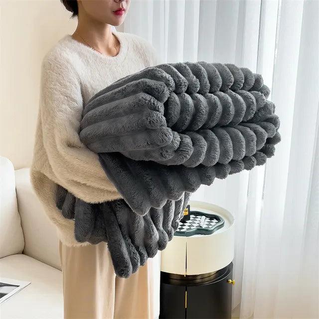 WavePlush - Suave y cálida manta para el hogar