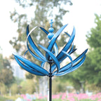 WhisperWind - Elegante campana de viento metálica para una experiencia de jardín pacífica y serena