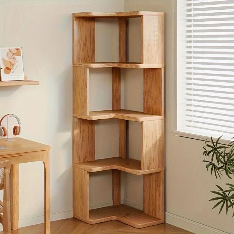 AVELACRAFT – Armario de esquina de madera maciza de pino para un almacenamiento elegante y que ahorra espacio