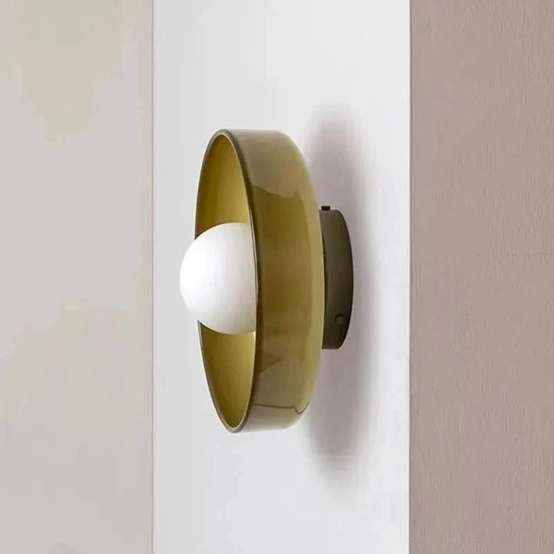 Lámpara de techo de vidrio con diseño escandinavo – Iluminación acogedora para cualquier interior