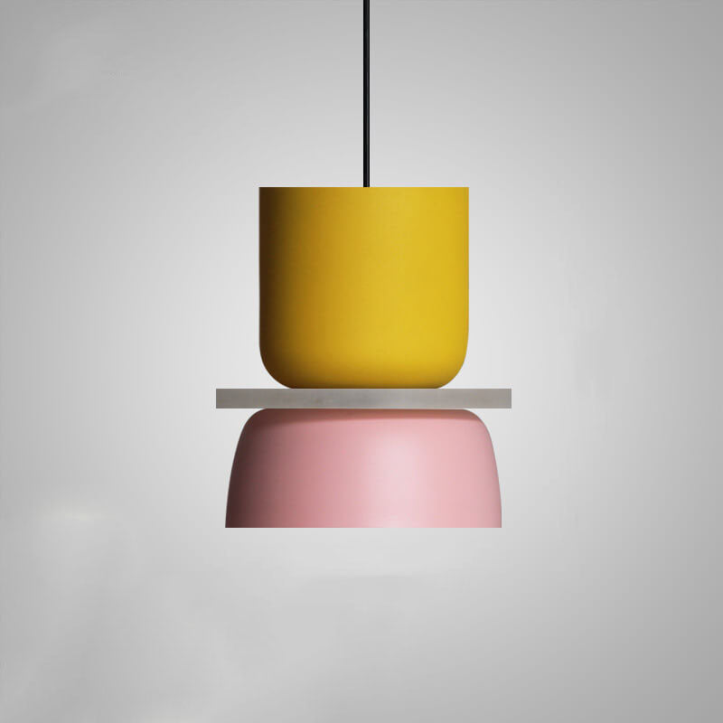 Lámpara Colgante LED Nórdica Macaron - Colorida