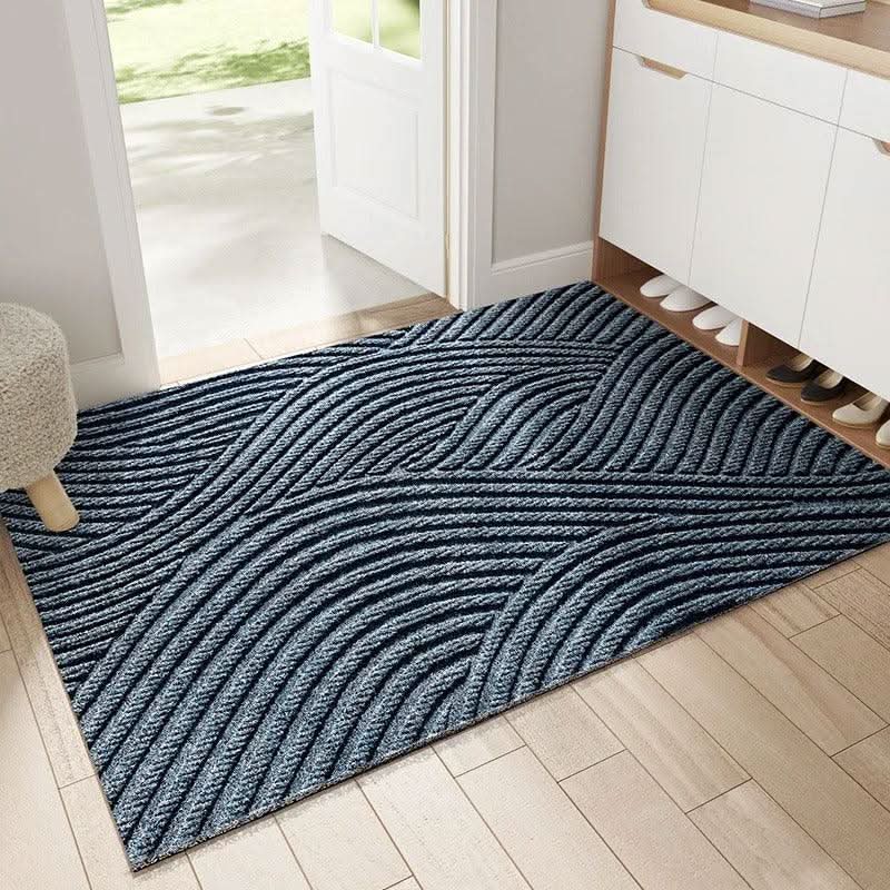 NORDICMAT – Alfombrilla antideslizante con diseño de trampa de arena para entradas limpias