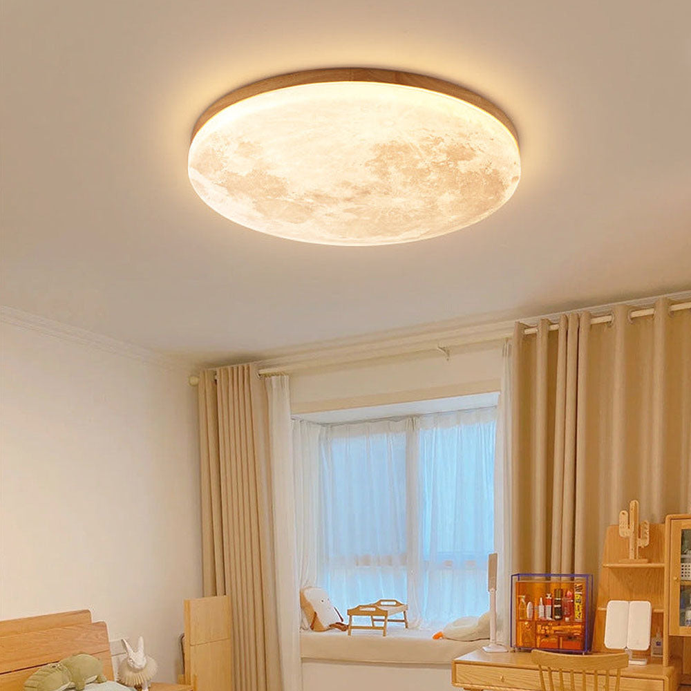 Lámpara de Techo LunarGlow – Iluminación Relajante de Luna para Cualquier Interior