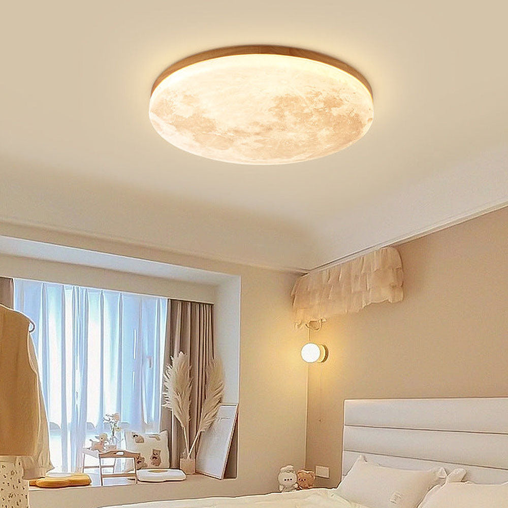 Lámpara de Techo LunarGlow – Iluminación Relajante de Luna para Cualquier Interior