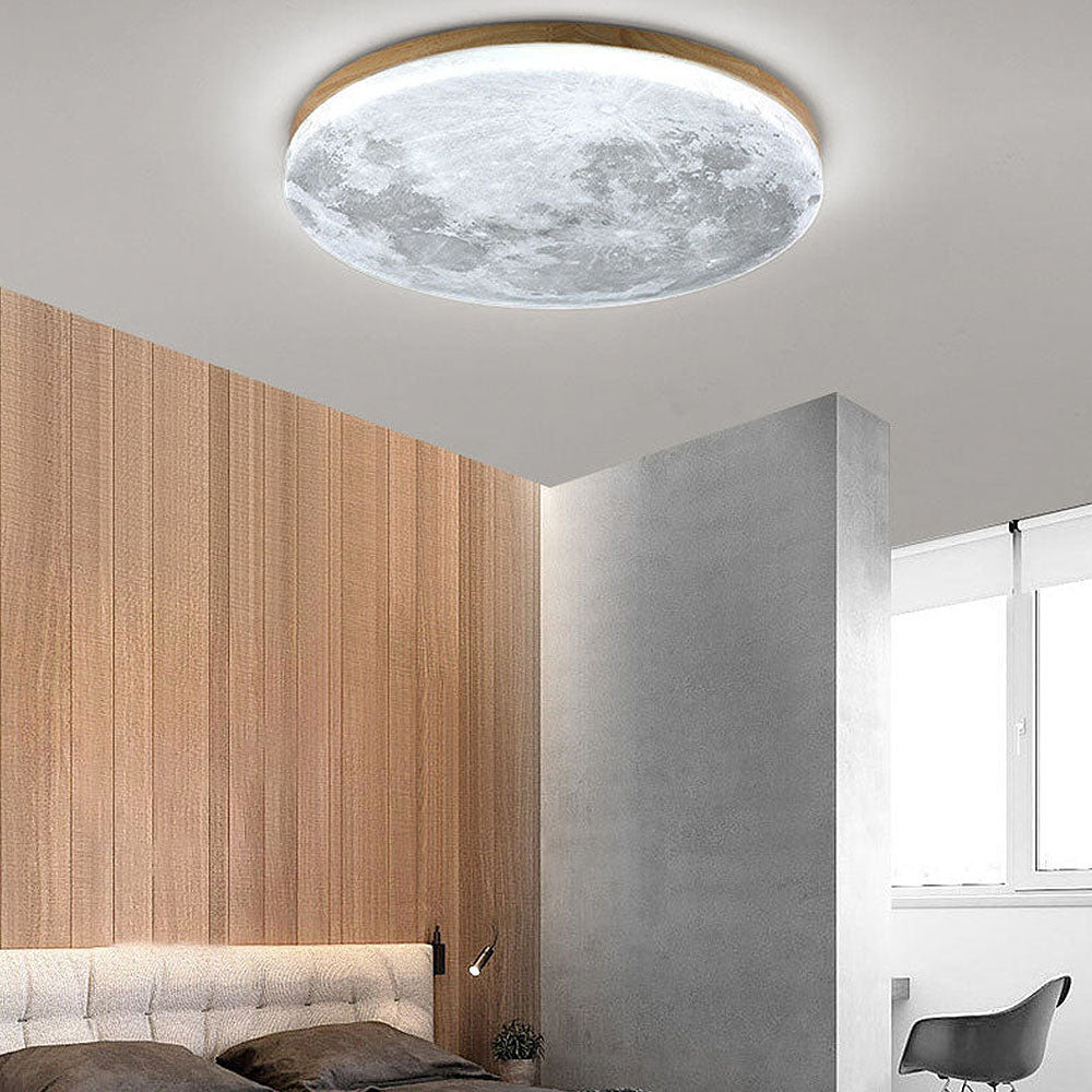 Lámpara de Techo LunarGlow – Iluminación Relajante de Luna para Cualquier Interior