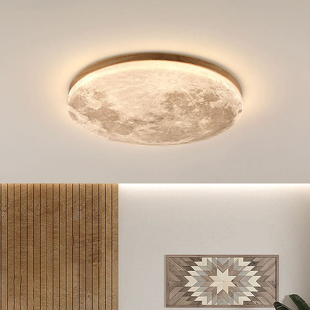 Lámpara de Techo LunarGlow – Iluminación Relajante de Luna para Cualquier Interior