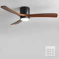 Ventilador de techo nórdico con iluminación LED y control remoto