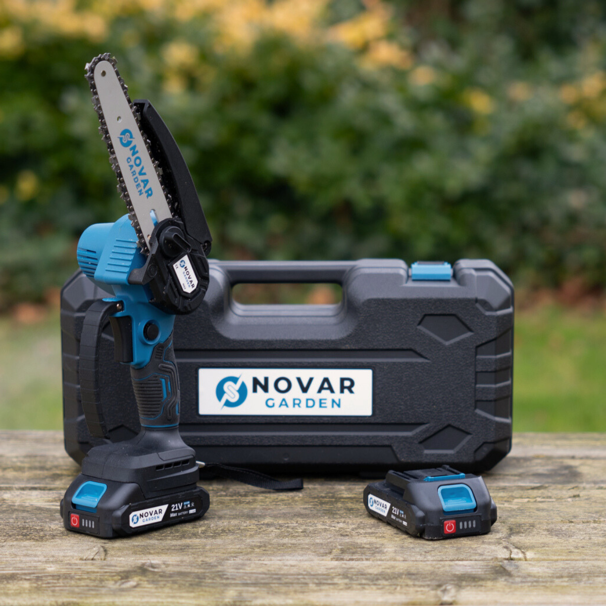 NovarGarden® Tijera sin esfuerzo Pack NG2 - Incl. Estuche & 4 Baterías
