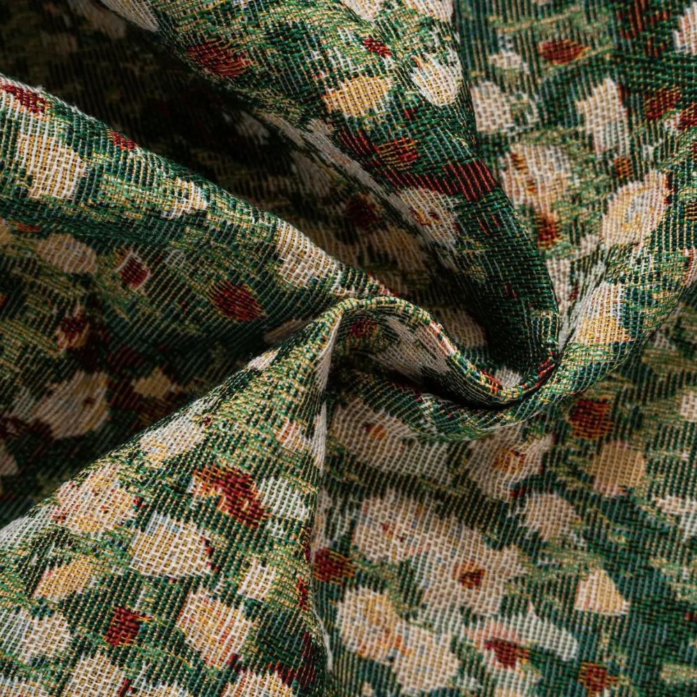 Cortina de Borlas Floral Ditsy Noveau