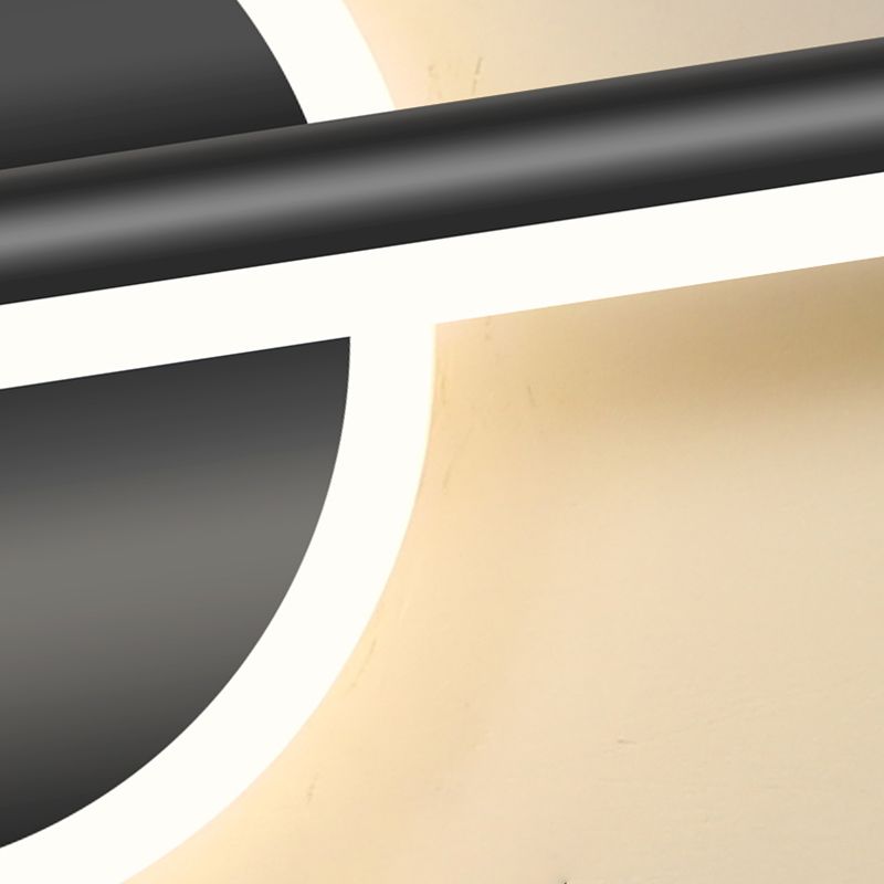 Aplique LED Moderno Redondo/Cuadrado con Acabado Metálico – Aplique de Baño y de Pared para Salón