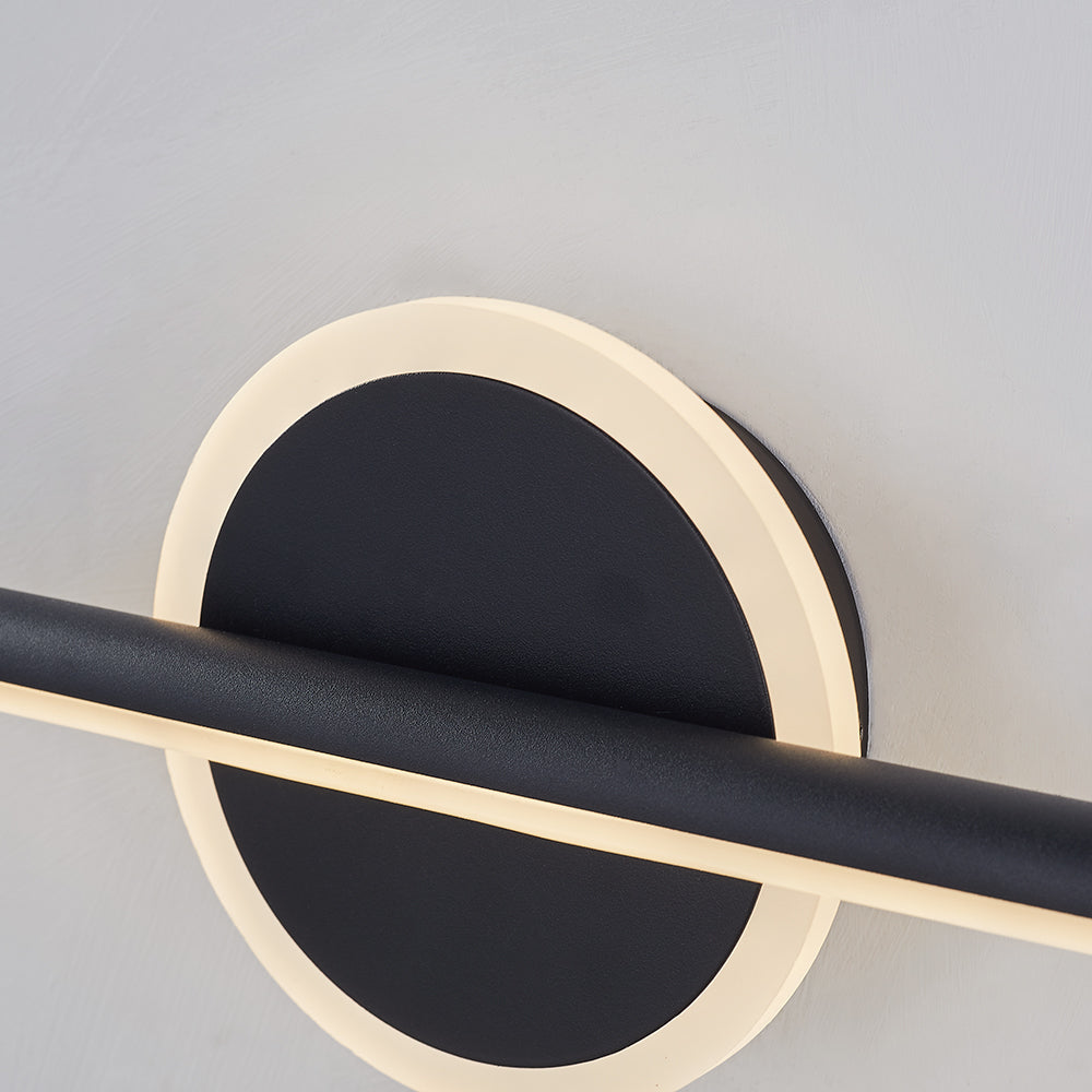Aplique LED Moderno Redondo/Cuadrado con Acabado Metálico – Aplique de Baño y de Pared para Salón