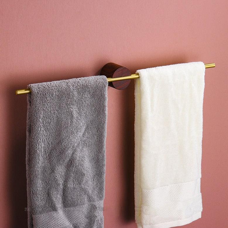 Perchero de Toallas de Metal Moderno de Pie con Barra Ajustable – Diseño Elegante para el Baño