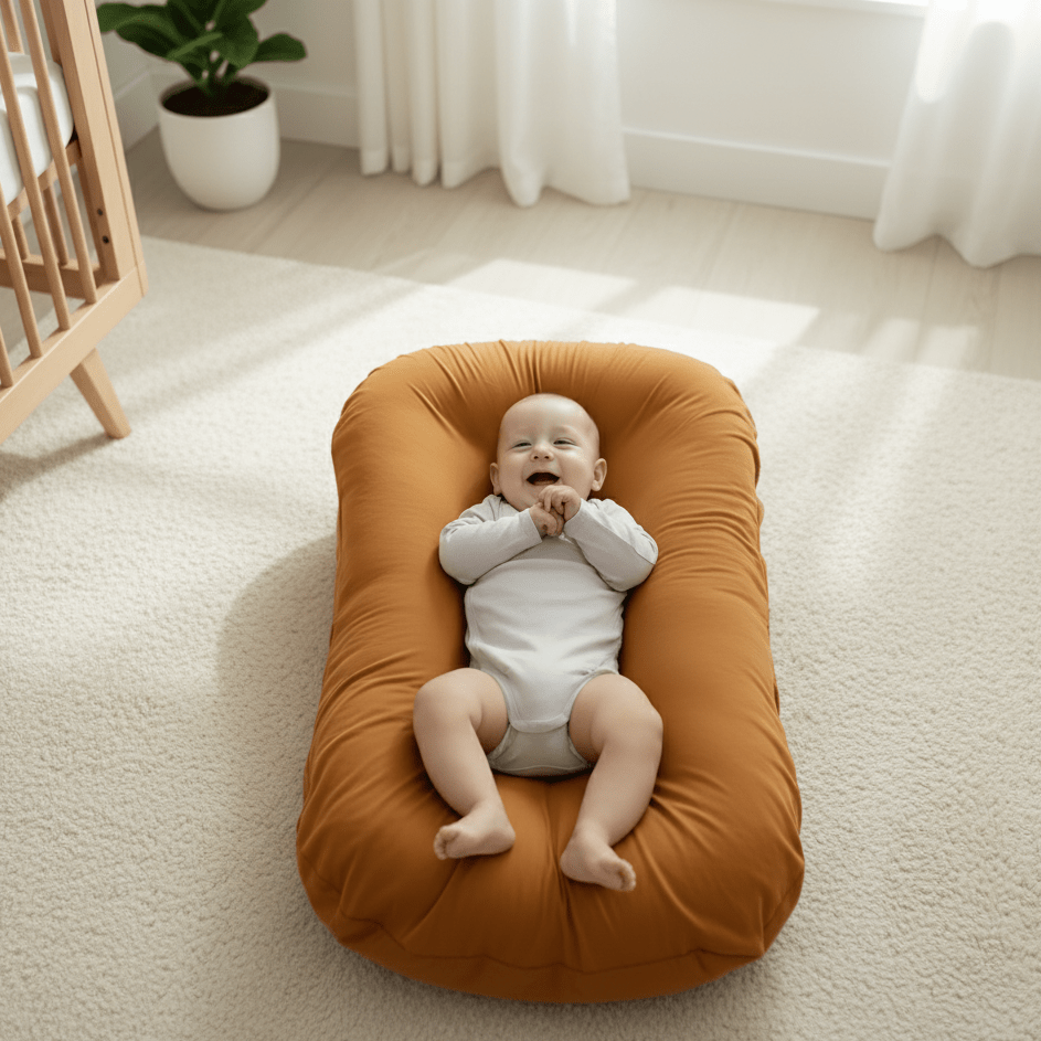 DREAMNEST – Cojín de sueño suave para bebés con apoyo suave para un descanso cómodo