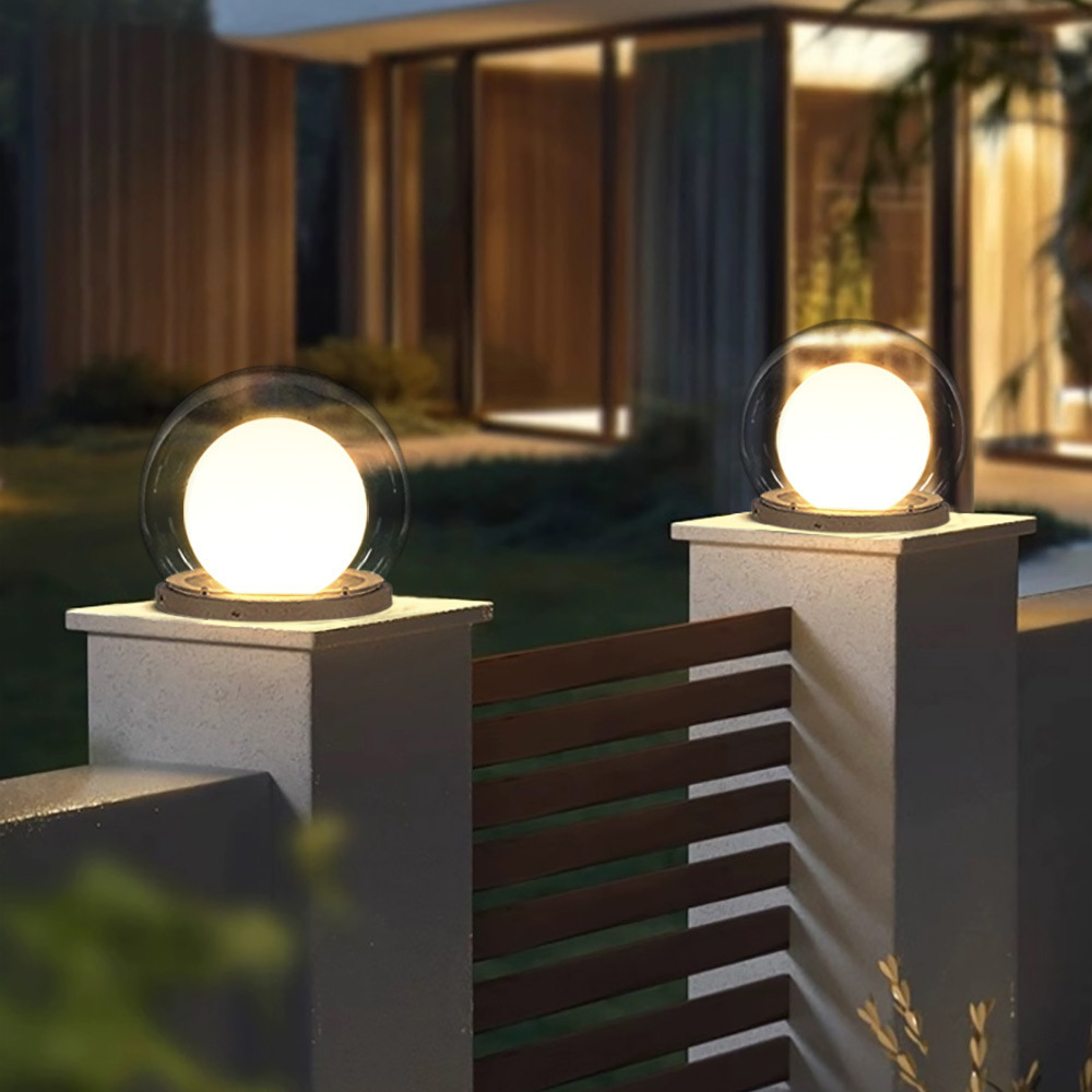 Lunovia | Lámpara esférica LED solar