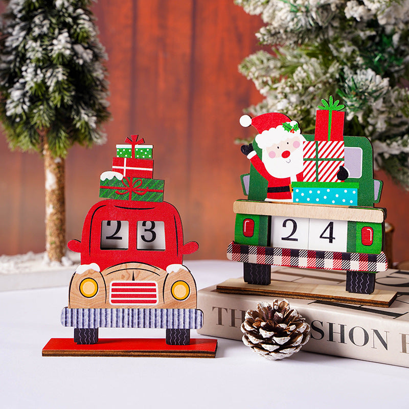Calendario de Adviento con motivo de Papá Noel