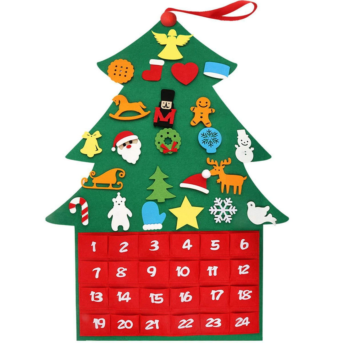 Calendario de Adviento mural