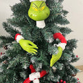 Conjunto de Decoración de Árbol de Navidad Grinch de Cinco Piezas