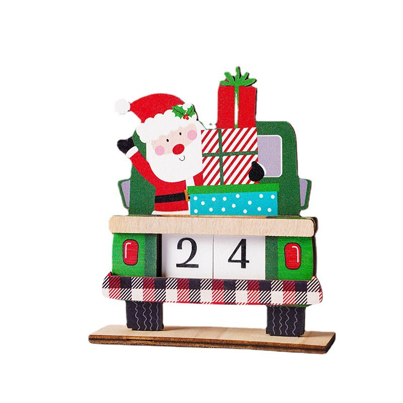 Calendario de Adviento con motivo de Papá Noel