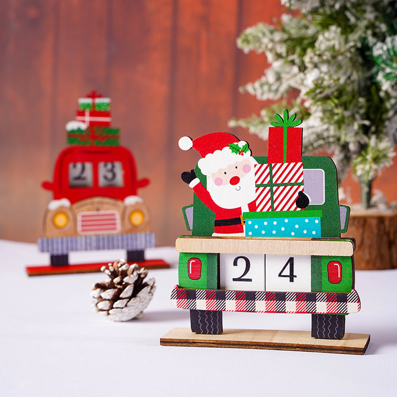 Calendario de Adviento con motivo de Papá Noel