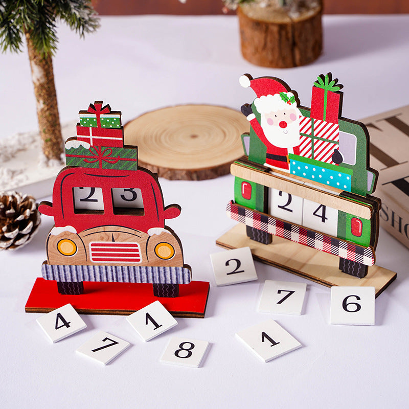 Calendario de Adviento con motivo de Papá Noel