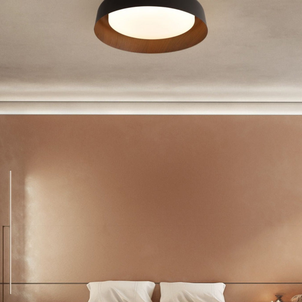 Wabi Sabi | Lámpara de techo LED que imita la madera