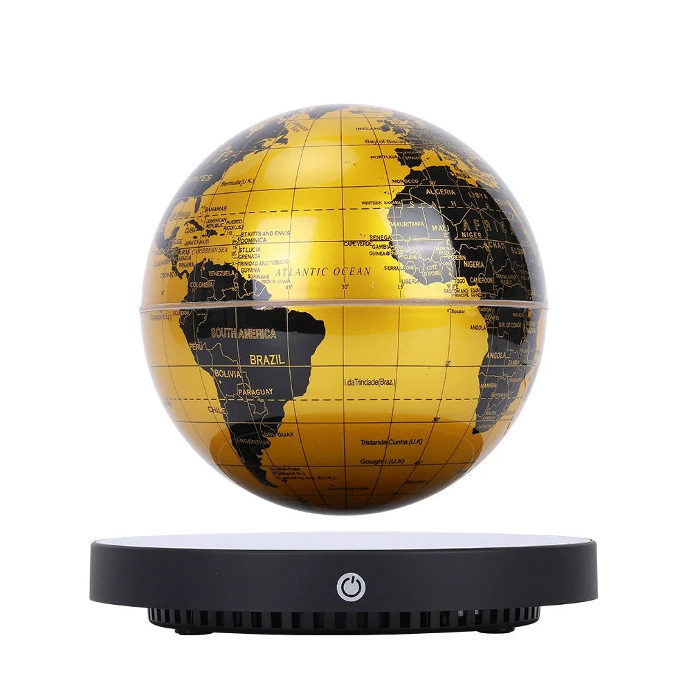 Lámpara de Globo de Levitación Magnética con Base de Reloj