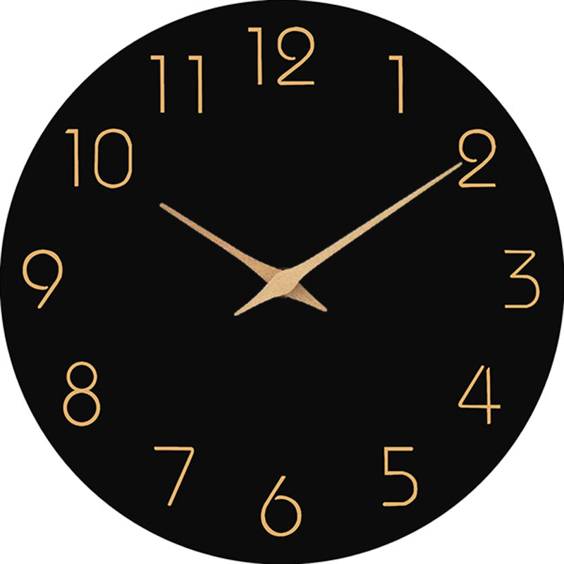 Reloj de Pared Silencioso de Color Simple de 12 Pulgadas