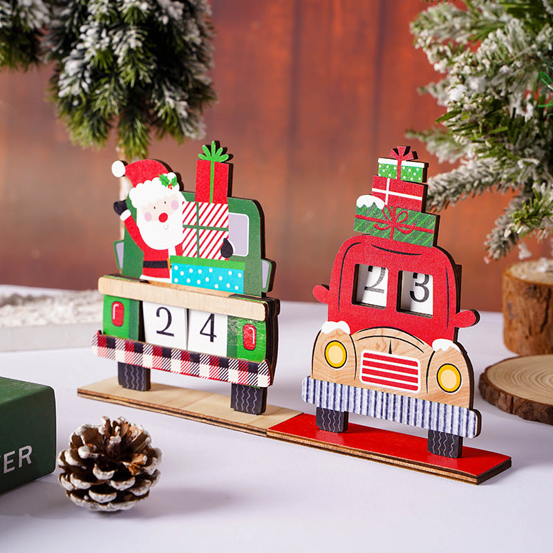 Calendario de Adviento con motivo de Papá Noel