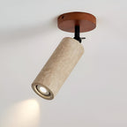 Trawertyn | Lámpara de pared y techo LED de madera regulable