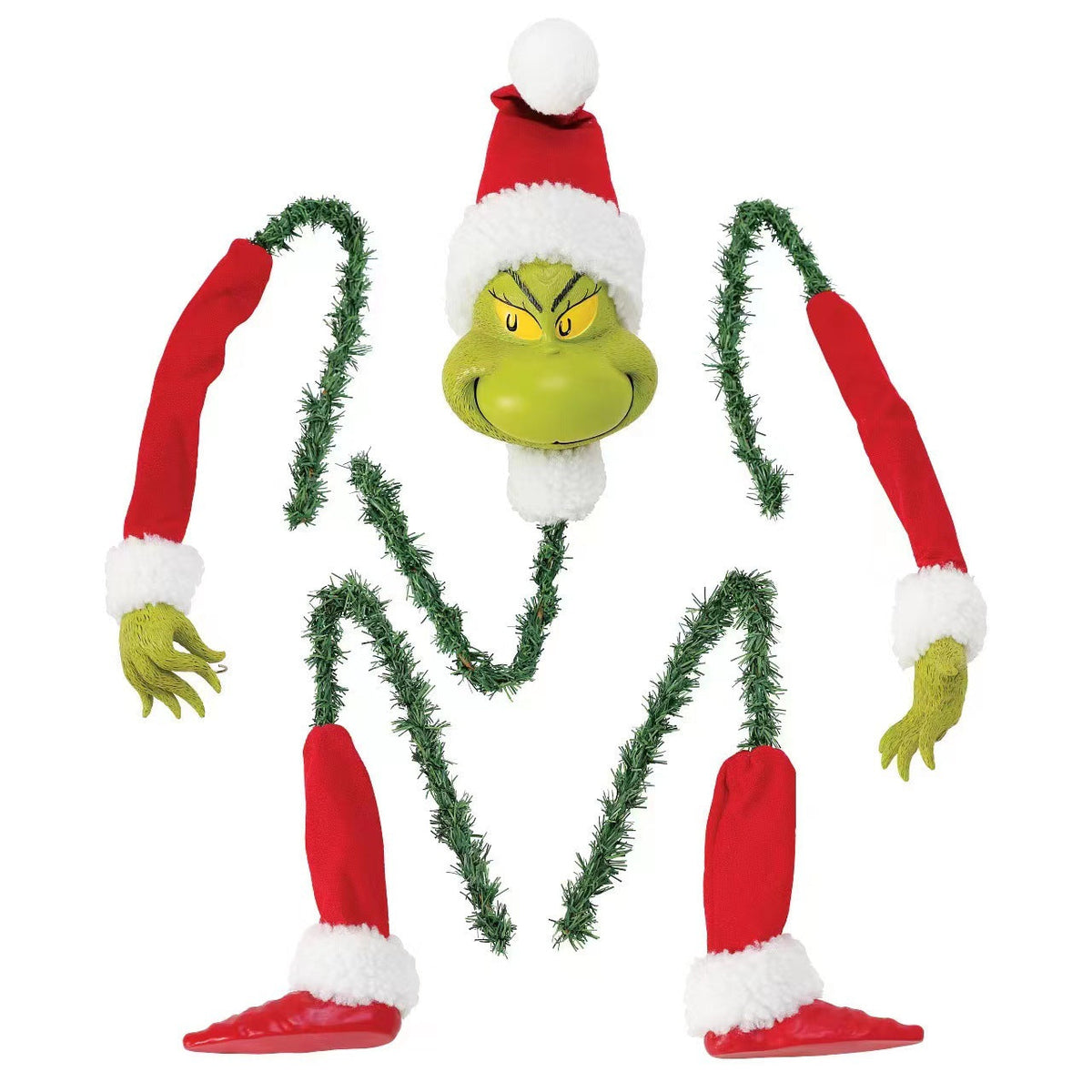 Conjunto de Decoración de Árbol de Navidad Grinch de Cinco Piezas