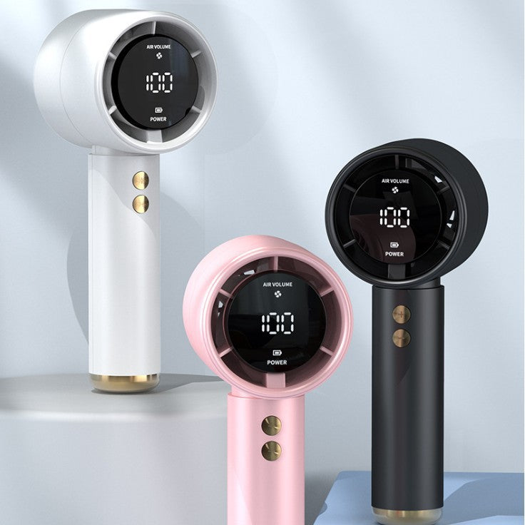 Mini Ventilador de Mano con Pantalla Digital Bowlift