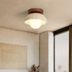Boho | Aplique LED de piedra natural de travertino
