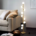 Celestina | Lámpara de pie de diseño con luz esférica