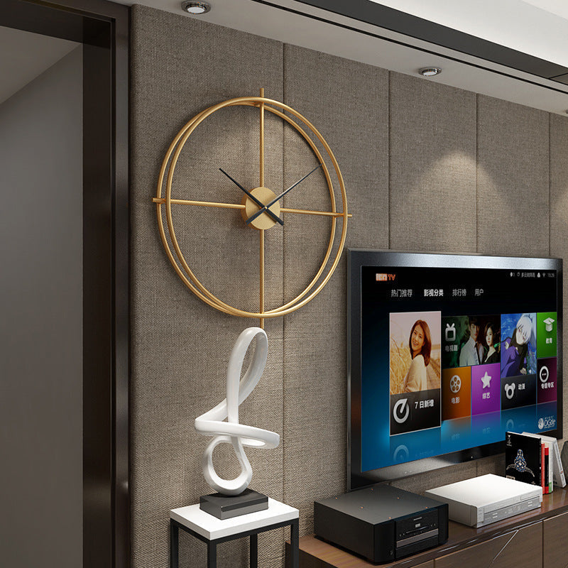 Reloj de Pared Grande Silencioso Minimalista Nórdico de 20 Pulgadas