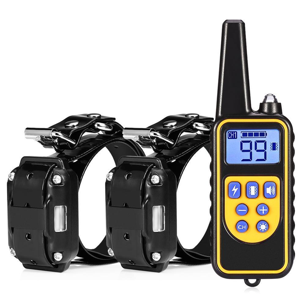 PROCANIS – Collar de entrenamiento para perros impermeable con control remoto y 3 modos